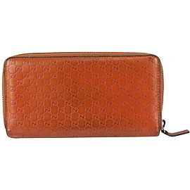 Gucci Guccisima Leather Zip Around Wallet Long Continental 830gk20