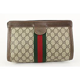 Gucci Supreme GG Web Cosmetic Pouch Make Up Clutch 922gk91