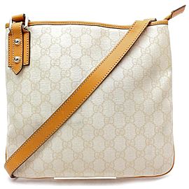 Gucci Crossbody 871847 Ivory Gg Supreme Canvas Shoulder Bag