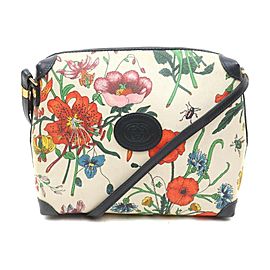 Gucci Navy Flora Floral Crossbody Bag 863210