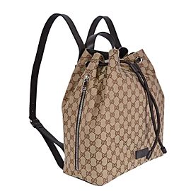 Gucci Monogram GG Drawstring Backpack 1GG910