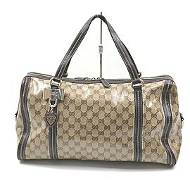 Gucci Crystal Monogram GG Large Duchessa Boston Duffle Bag 862339