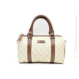 Gucci Ivory Monogram GG Joy Boston Bag 862533