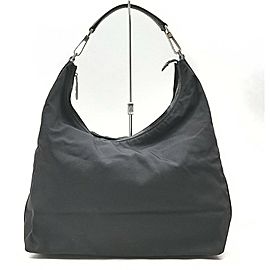 Gucci Black Nylon Hobo Bag 863209