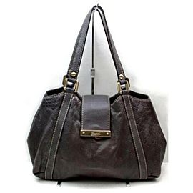 Gucci Hobo New Ladies Guccissima 872939 Brown Signature Leather Shoulder Bag