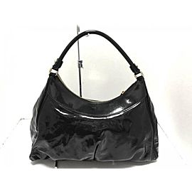 Gucci Hobo Patent D-ring 231936 Black Shoulder Bag