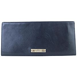 Gucci Long Bifold Wallet 1gj014 Black Leather Clutch