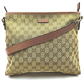 Gucci Pink x Brown Monogram GG Messenger Bag 862318