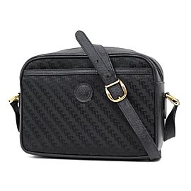 Gucci Micro Gg Monogram Cross Body 234567 Black Messenger Bag