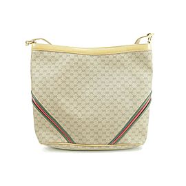 Gucci Micro Gg Monogram Sherry Web 2gk1230 Brown Cross Body Bag