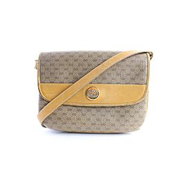 Gucci Micro Monogram 5gr0628 Tan Coated Canvas Cross Body Bag