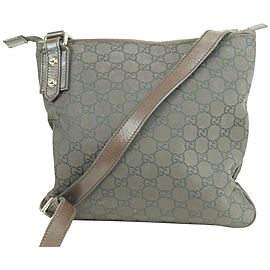 Gucci Monogram 231623 Brown Gg Canvas Cross Body Bag