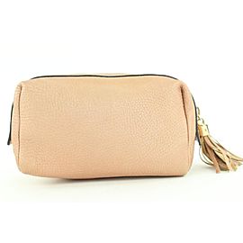 Gucci Pink Leather Soho Cosmetic Case Make Up Pouch 2GG917