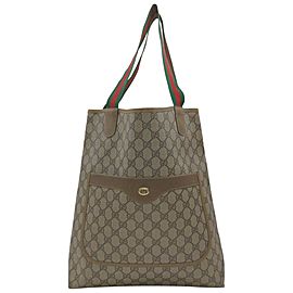 Gucci Web Supreme GG Large Shopping Tote Bag 862389