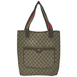 Gucci Supreme GG Monogram Large Web Shopping Tote 857213