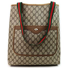 Gucci Web GG Supreme Large Shopping Tote 858205