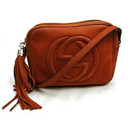 Gucci Soho Disco Burnt Orange Suede Crossbody 855871