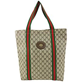 Gucci Supreme GG Monogram Web Tote 1119g52