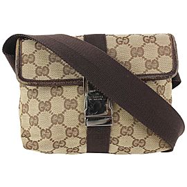 Gucci Monogram GG Belt Pouch Fanny Pack Waist Bag 913gk20