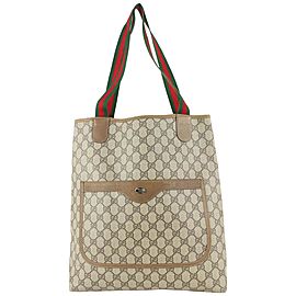 Gucci Supreme GG Web Tote Shopper Bag 922gk87