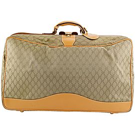 Gucci XL Monogram GG Rolling Suitcase Trolley Luggage 259ggs216