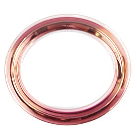 Gucci Runway Pink & Orange Metal Clear Plexiglass Bangle Bracelet