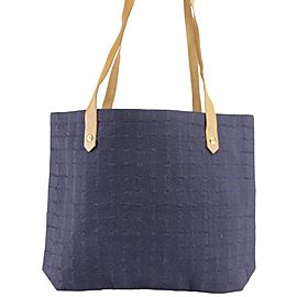 Hermès Ahmedabad Box With 21hk1207 Blue Canvas Tote