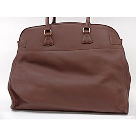 Hermès Havane Brown Clemence Leather Atlas Travel 50cm 236375