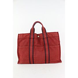 Hermès Red Foure Tout GM Tote bag 11her104