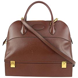 Hermes Brown x Gold Epsom Macpherson Bolide with Strap 916her99