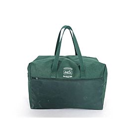 Hermès Green Duffle Extra Large Travel Boston 222286