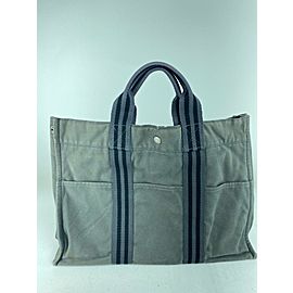 Hermès Fourre Tout GM grey tote 11her623