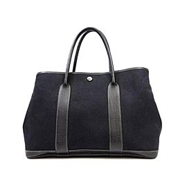 Hermès Black Garden Party Tote 226583