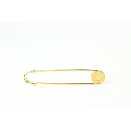 Hermès Gold Sellye Safety Pin Brooch 147her78