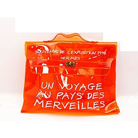 Hermès 1998 Clear Orange Souvenir De L'Exposition Kelly Translucent 241115