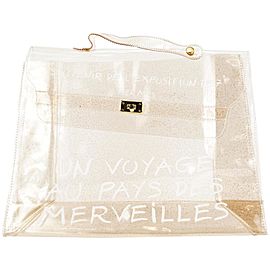 Hermès Clear Translucent Vinly Kelly Beach bag 2lm33her