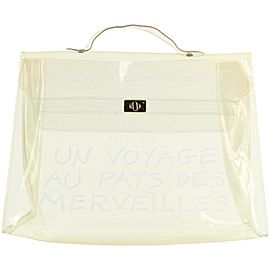 Hermès Translucent SOUVENIR DE L'EXPOSITION 1997 Clear Kelly 5HER1210