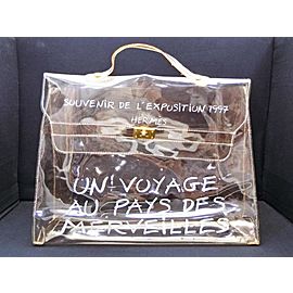 HERMÈS Limited Edition Clear L'Exposition Souvenir Kelly 230483