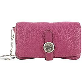 Hermès Pink Leather Keychain Coin Pouch 208her55