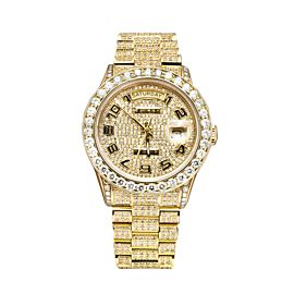 Rolex Presidential 18k Custom Diamond Bezel 36mm