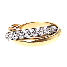 Cartier Trinity Tri Color Gold Ring