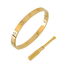 Cartier Love Bracelet 18K Yellow Gold Size 16