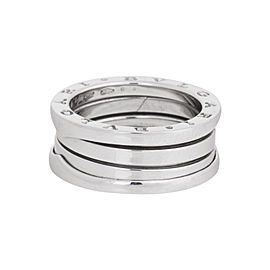 Bulgari B.Zero1 18K White Gold Band Ring