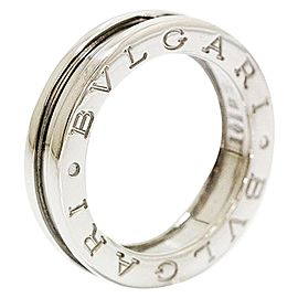 Bulgari 18k White Gold B Zero One Single Band Ring