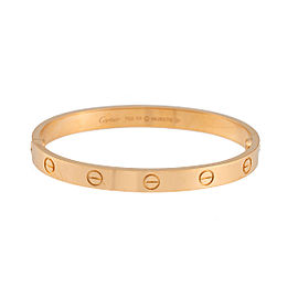 Cartier Love Bracelet 18K Yellow Gold Size 17