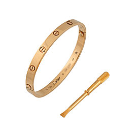 Cartier Love Bracelet 18K Yellow Gold Size 19