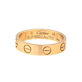 Cartier 18K Yellow Gold Love Band Size 3.75