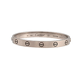 Cartier Love Bracelet 18K White Gold Size 16