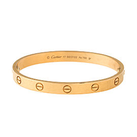 Cartier Love 18K Yellow Gold Bracelet