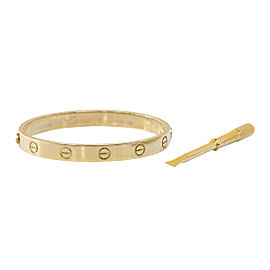 Cartier Love Bracelet 18k Yellow Gold Size 16